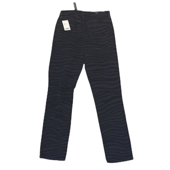 J Brand black dazzle destruct ruby high rise crop cigarette zebra Size 24 - Picture 9 of 14